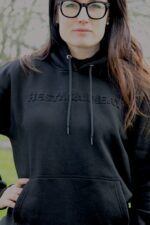 Hoodie, sort