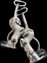 Hestagallery stigbøjler med hest, stål - Billede 5