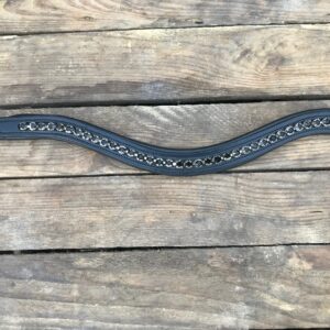 VALS pandebånd med sorte sten