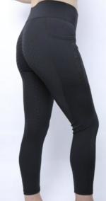 Ridetights med lynlåslomme - Billede 2